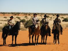 Bagatelle Kalahari Game Ranch, Reitausflug durch die Dünen