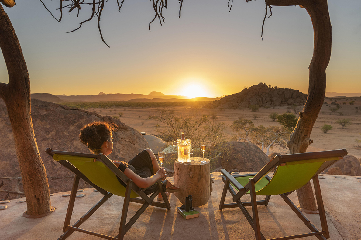 Camp Kipwe - Terrasse des Bungalows