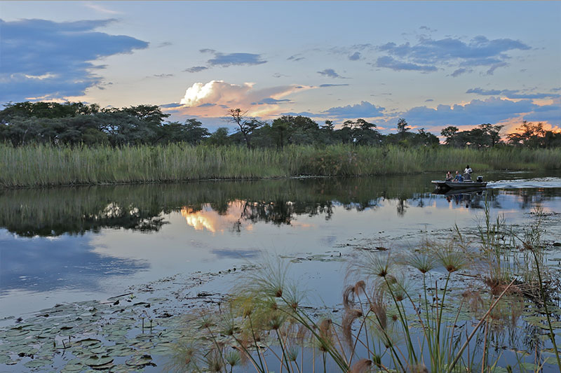 Camp Kwando - Bootsausflug