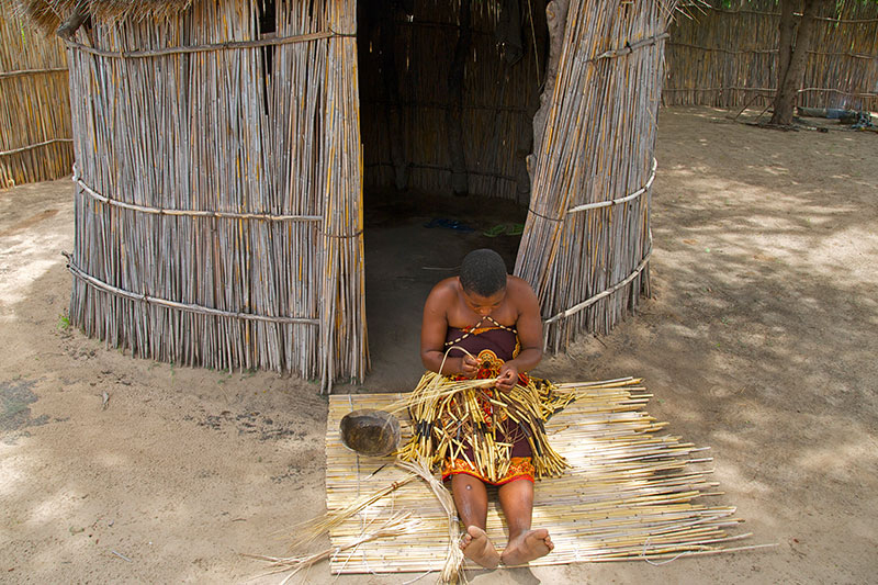 Camp Kwando - Dorfbesuch