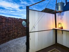 Etendeka - Zelt Badezimmer unter freiem Sternenhimmel