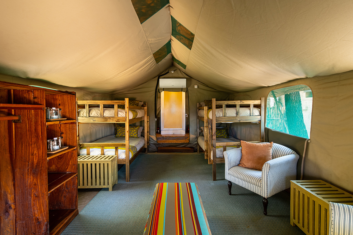 Ichingo Chobe River Lodge - Familienzelt