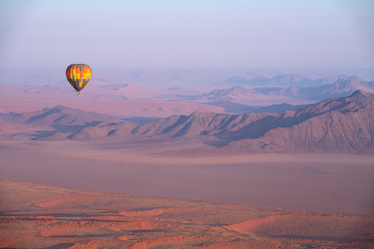 Kwessi Dunes - Ballonfahrt