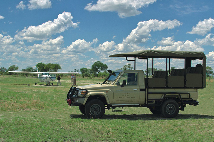 Lianshulu Lodge, Landepiste