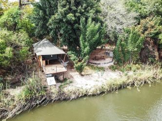 Mobola Island Lodge - Safari-Zelt Mobola Island Lodge - Safari-Zelt