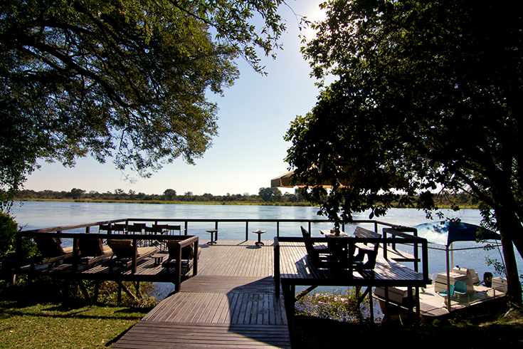 Ndhovu Safari Lodge - Aussichtsdeck