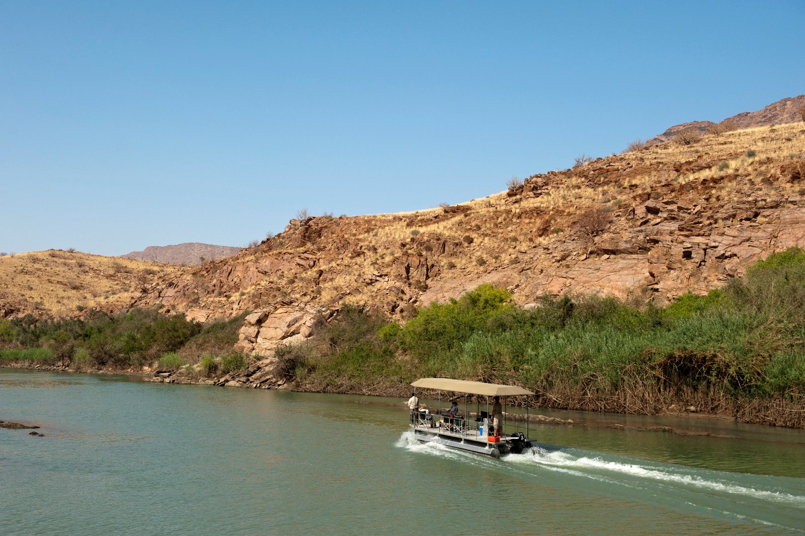 Okahirongo River Camp - Bootsausflug