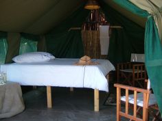 Omarunga Camp, Zelt Zimmer