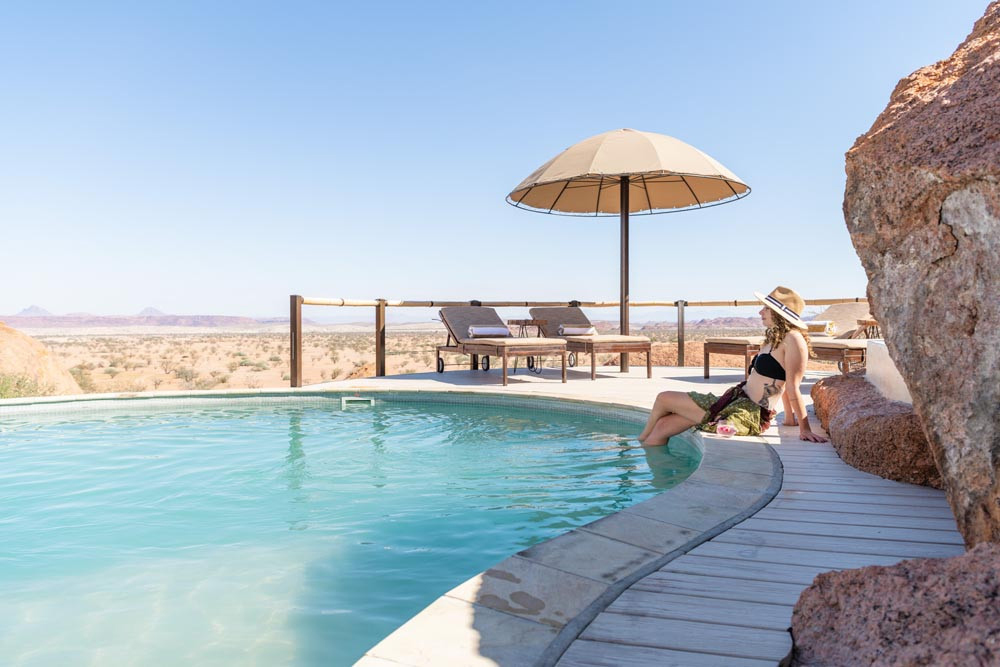 Onduli Ridge - Poolterrasse