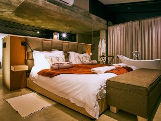 Otjimbondona Kalahari - Schlafzimmer Villa Oryx Otjimbondona Kalahari - Schlafzimmer Villa Oryx