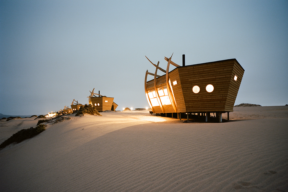 Shipwreck Lodge - Zimmer Aussenansicht