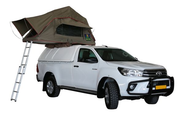 Toyota Hilux Single Cab 4x4 mit Campingausrüstung für 1 - 2 Personen