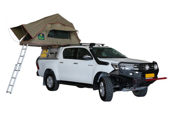 Toyota Hilux Double Cab (Automat) mit Campingausrüstung für 2 Personen