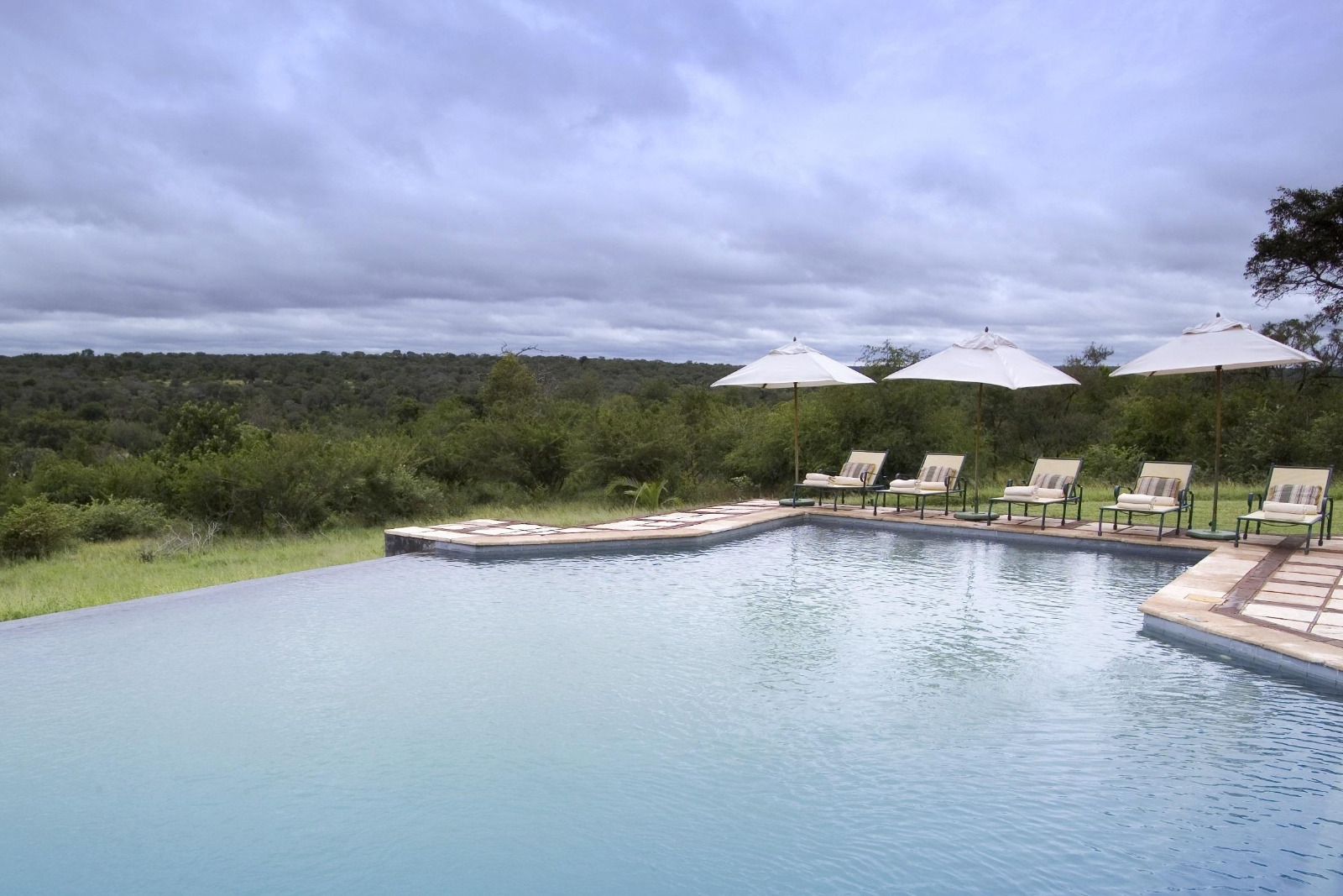 Kirkman's Kamp - Pool mit Aussicht