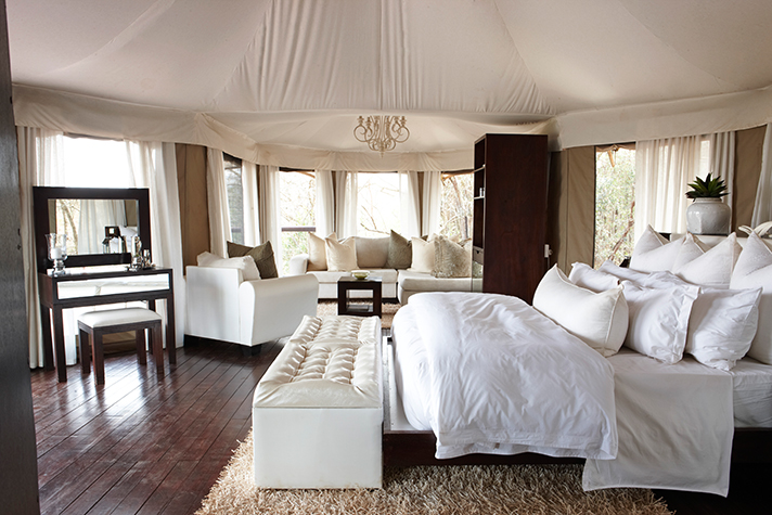 Thanda Tented Camp, Jabula Honeymoon Zelt