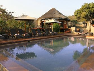 Thanda Tented Camp, Pool Bereich Thanda Tented Camp, Pool Bereich