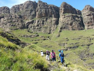 Witsieshoek Mountain Lodge - Wandern in den Drakensbergen Witsieshoek Mountain Lodge - Wandern in den Drakensbergen