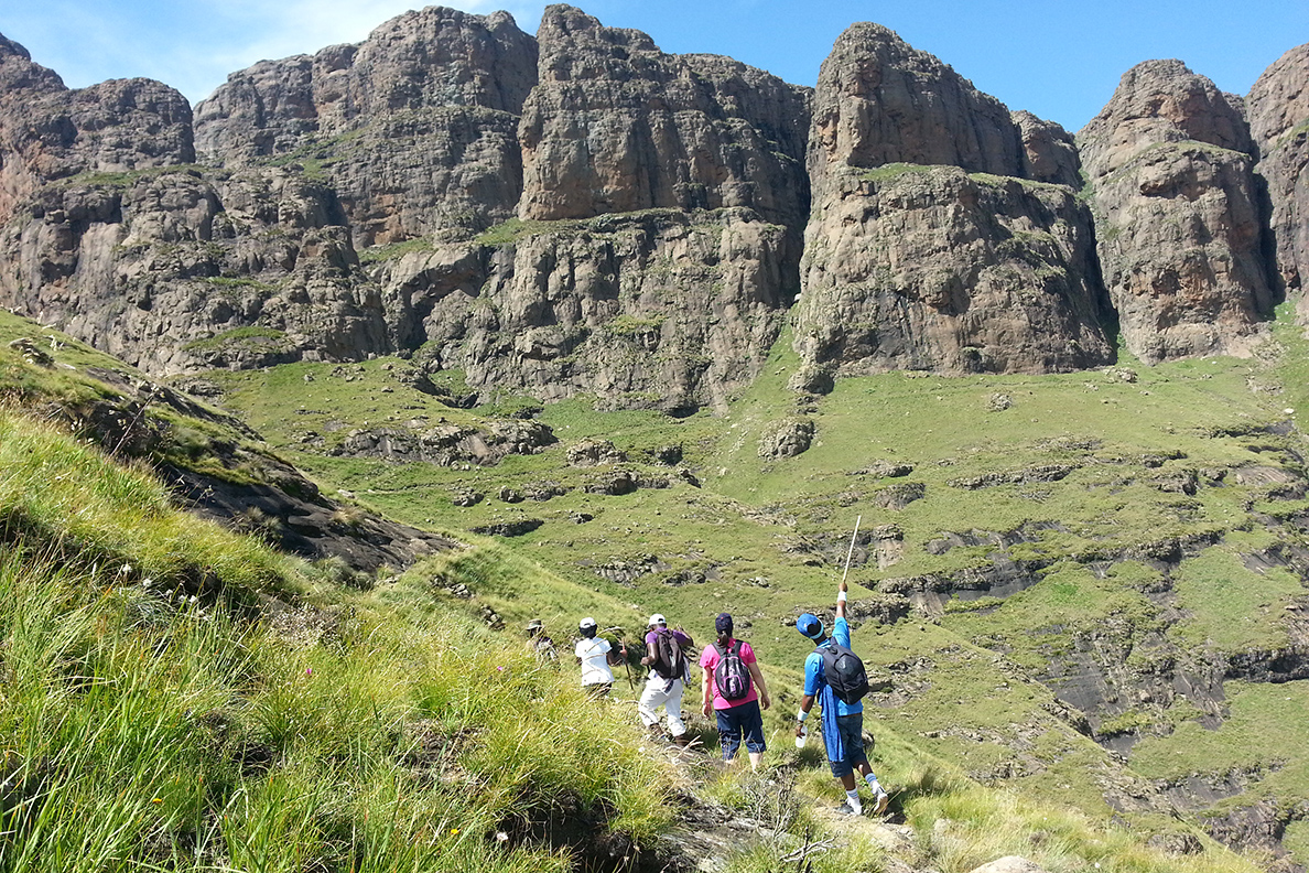 Witsieshoek Mountain Lodge - Wandern in den Drakensbergen