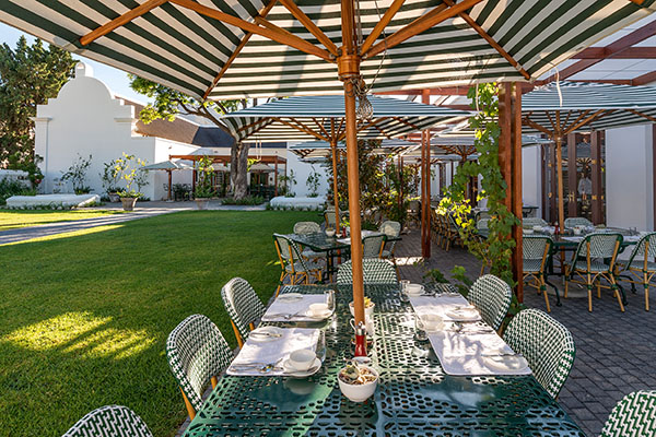 Drostdy Hotel, Gartenrestaurant