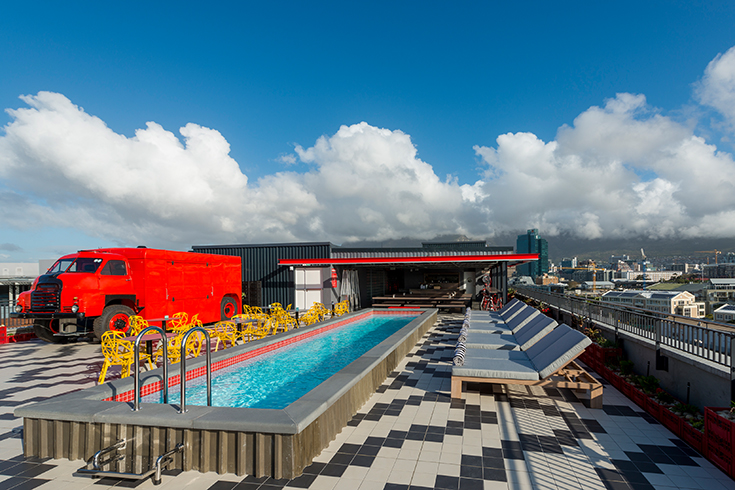 Radisson Red Hotel - Dachterrasse
