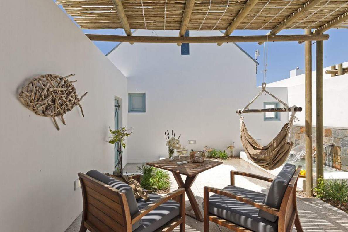 Strandloper Boutique Hotel - Courtyard Innenhof
