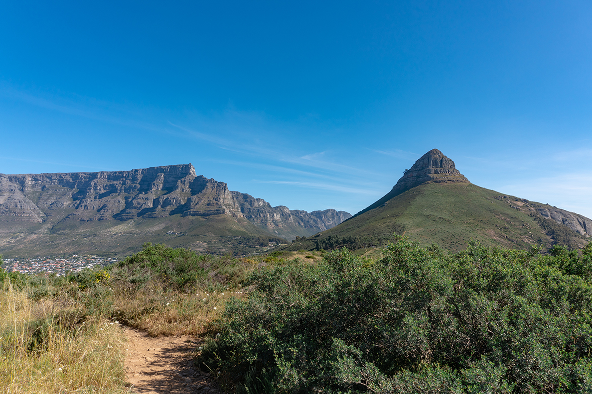 CAPE TOWN, South Africa. Table Mountain and Lion's Head hike tra