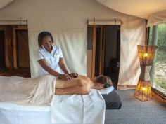 Kichaka Private Game Reserve, Erholung bei einer Massage