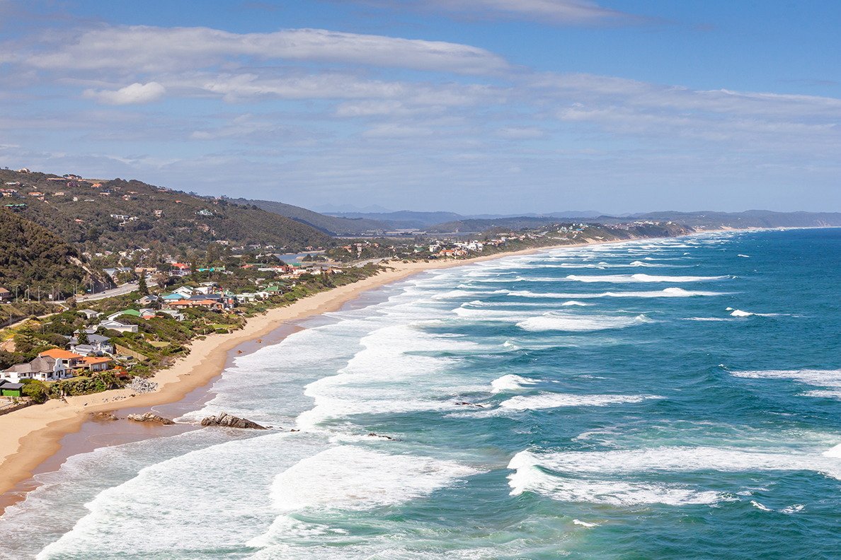 Wilderness Beach in South Africa