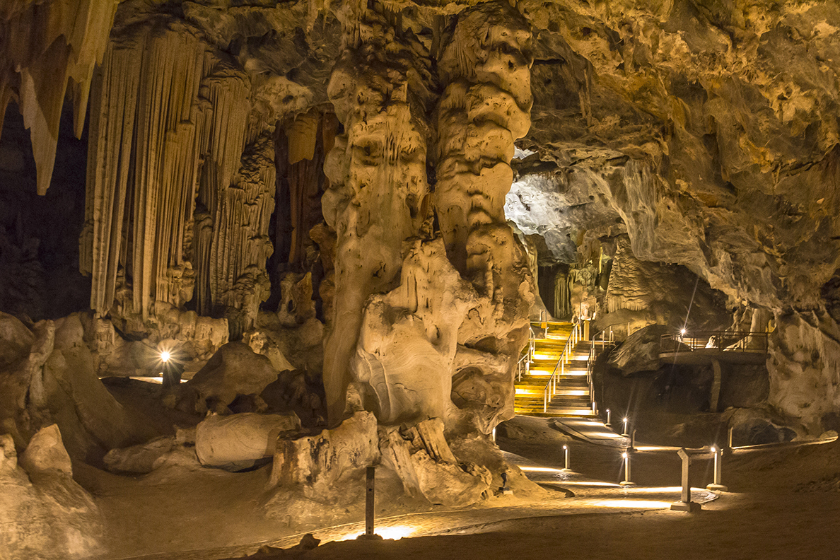 Big room inside Cango Caves in Karoo desert