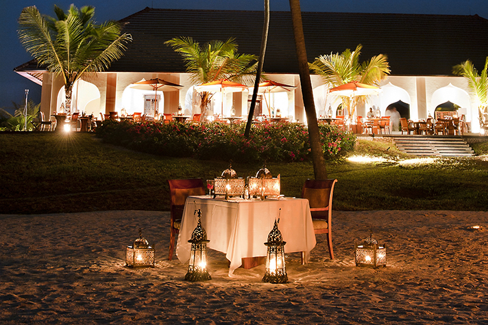 The Residence, Dinner am Strand