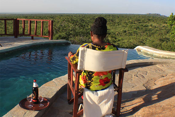 Balloon Camp, Pool with a view!
