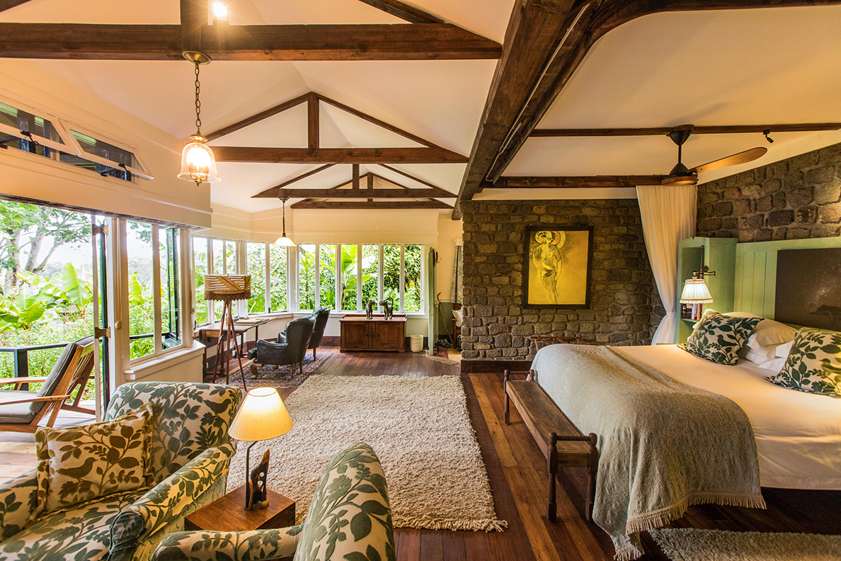 Gibb's Farm - Innenansicht Cottage