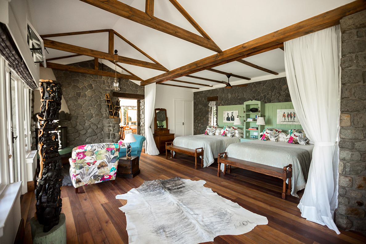 Gibb's Farm - Innenansicht Cottage