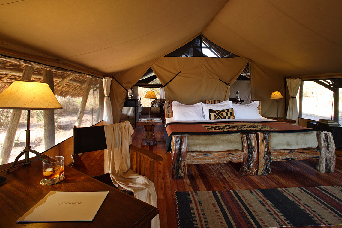 Jongomero Camp - Zelt Zimmer