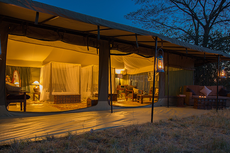 Naona Moru Camp, Zelt