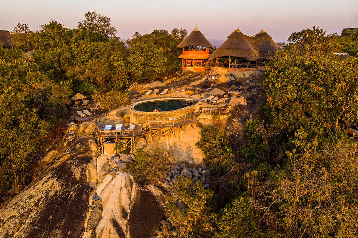 Mihingo Lodge - Aussicht