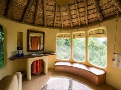 Mihingo Lodge - Badezimmer des Zelts