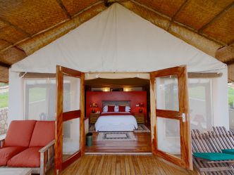 Mweya Safari Lodge - Zelt-Zimmer Mweya Safari Lodge - Zelt-Zimmer