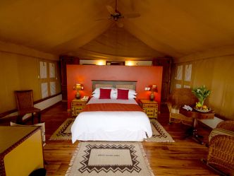 Mweya Safari Lodge - Zelt-Zimmer Mweya Safari Lodge - Zelt-Zimmer