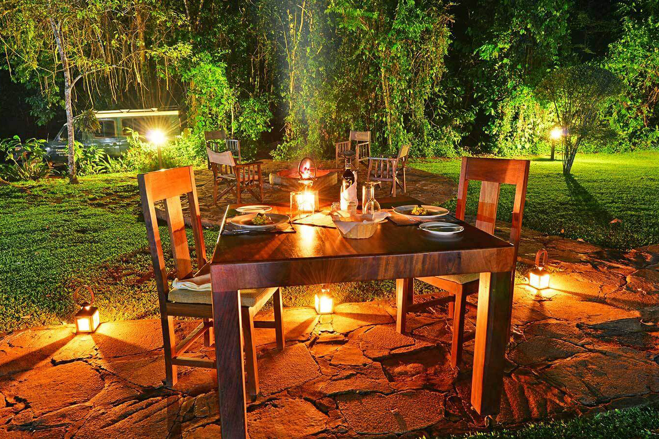 Primate Lodge - Dinner unter den Sternen