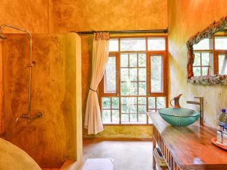 Primate Lodge - Badezimmer Luxury Cottage Primate Lodge - Badezimmer Luxury Cottage
