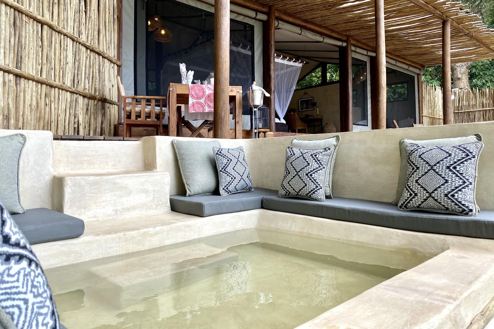 Chiawa Camp - Plunge-Pool Zelt-Zimmer