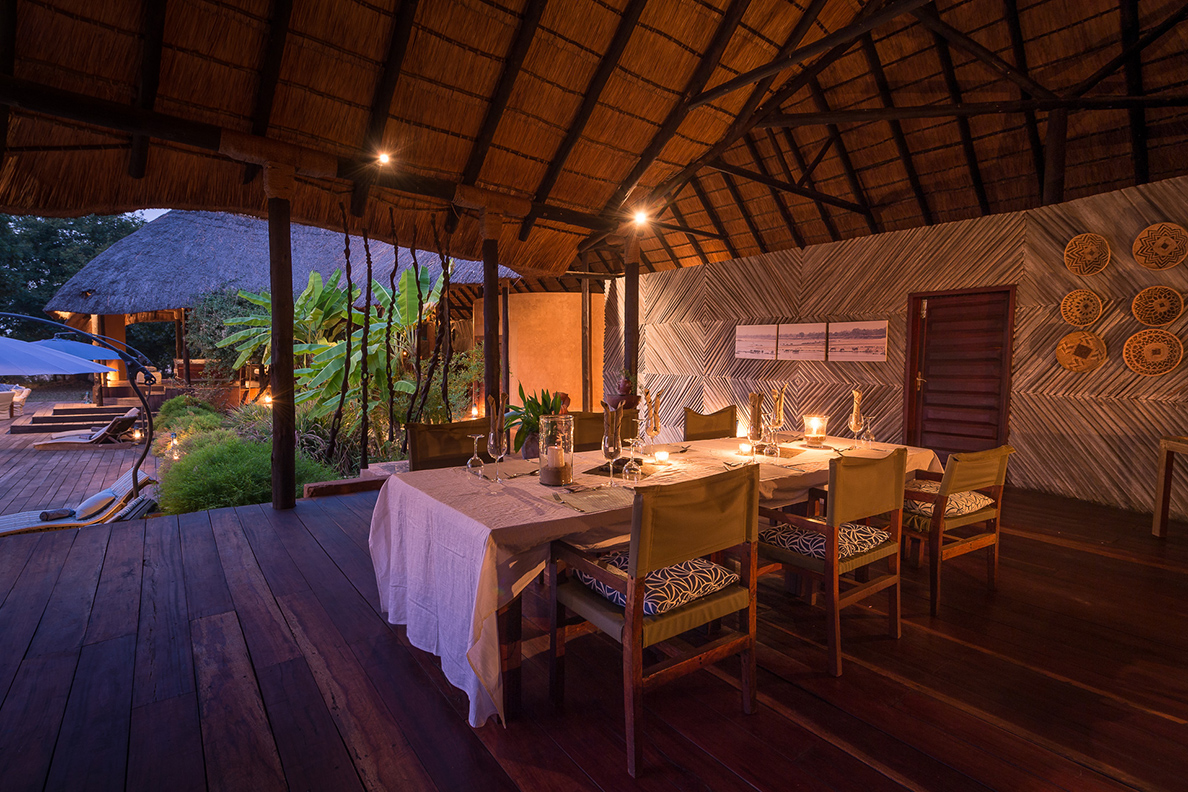 Luangwa River Camp - Essbereich