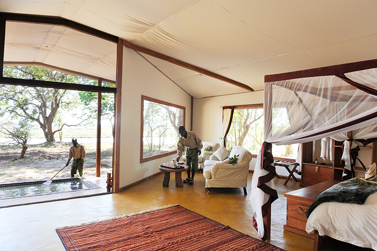 Potato Bush Camp - Zeltzimmer mit Plunge Pool