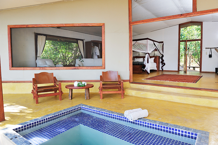Potato Bush Camp - Zeltzimmer mit Plunge Pool