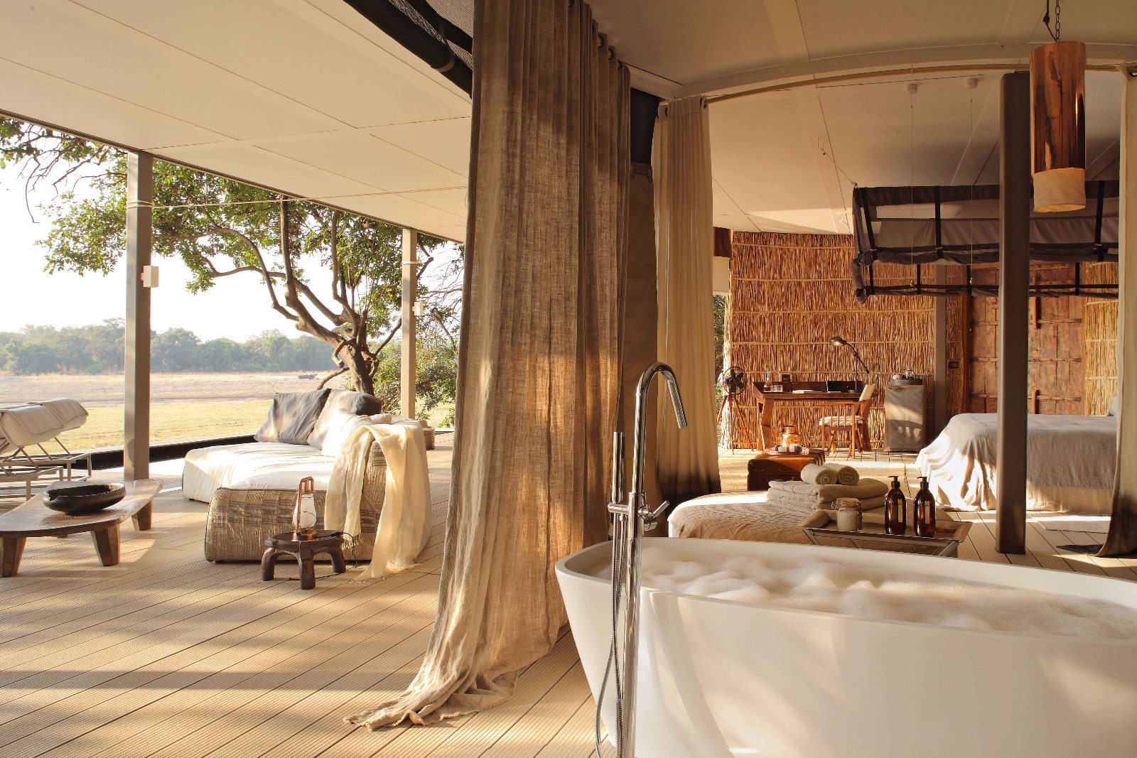 Chinzombo Camp - Zelt-Villa