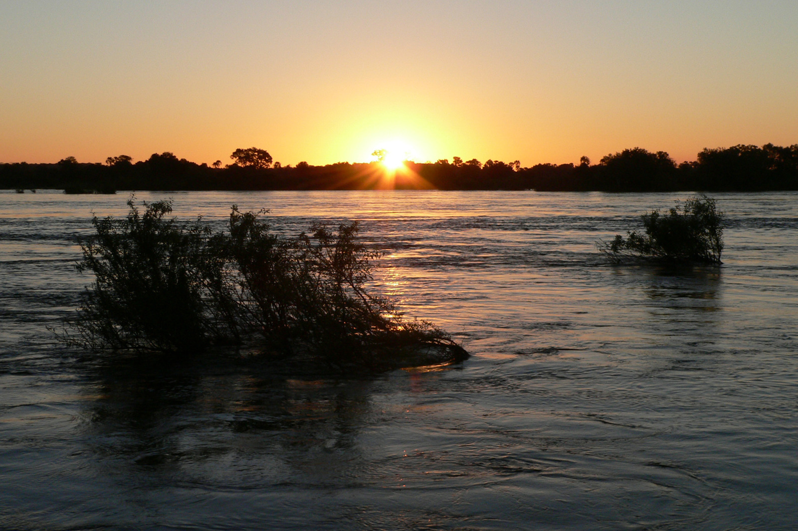 Livingstone - Sunset Cruise auf dem Zambezi