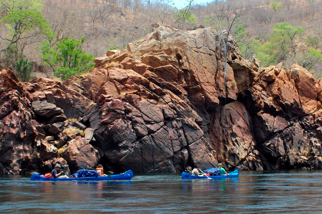 Zambezi Kanu Safari - unterwegs auf dem Zambezi