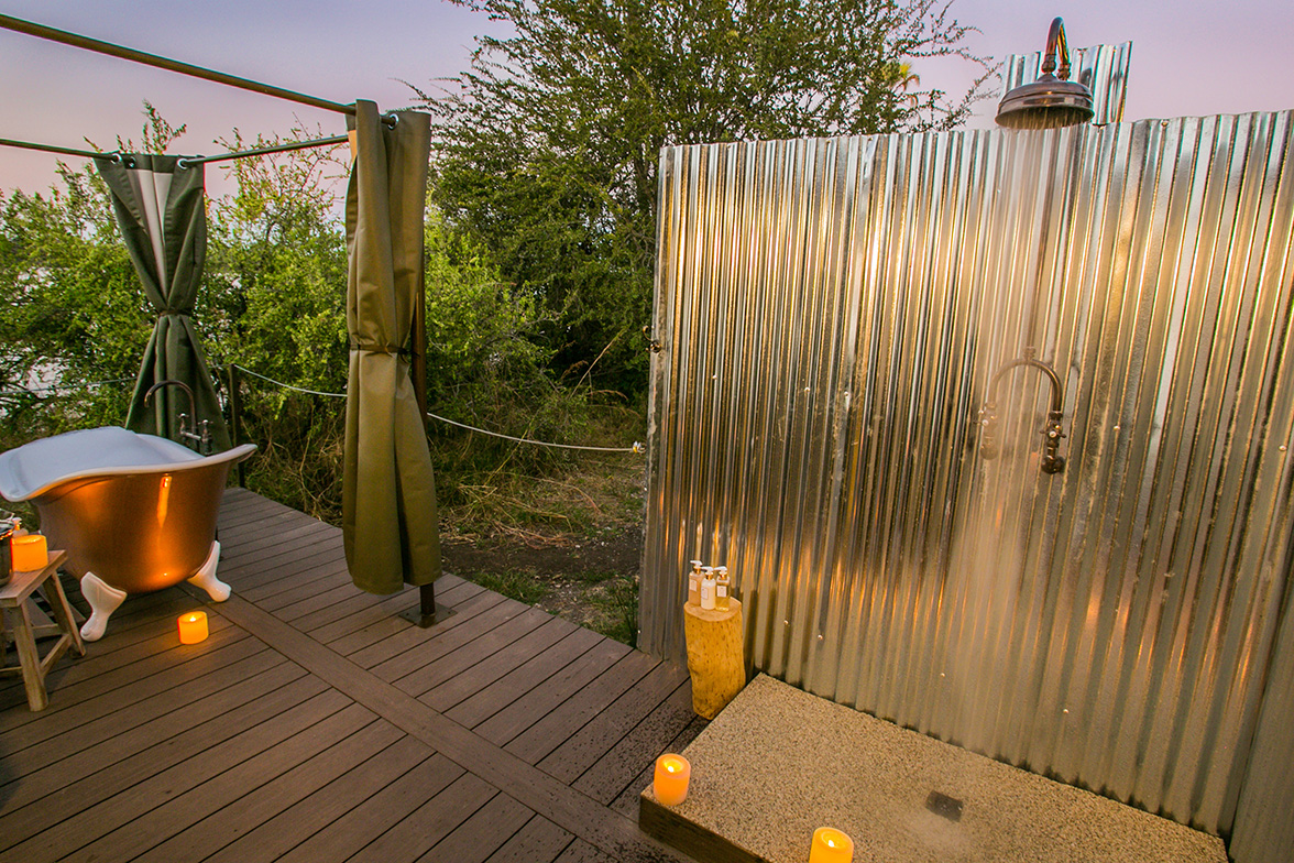 Old Drift Lodge - Suite Aussendusche