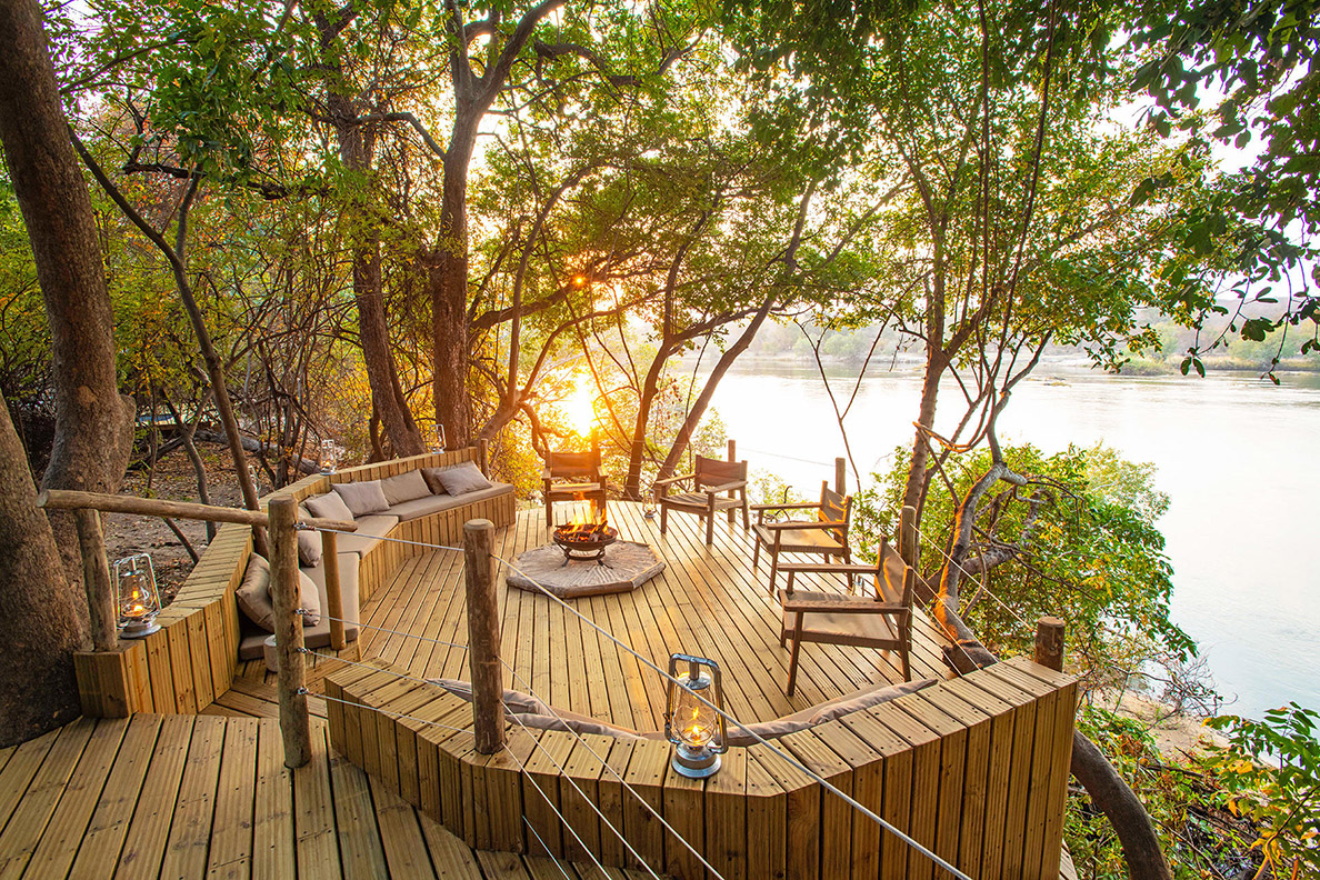 Tsowa Safari Island - Feuerstelle für Abendgespräche